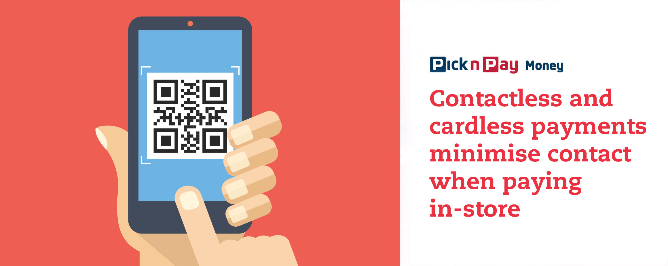 Contactless and cardless payments minimise contact when paying in-store