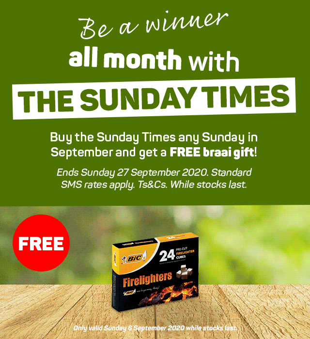 Be a winner all month with the sunday times