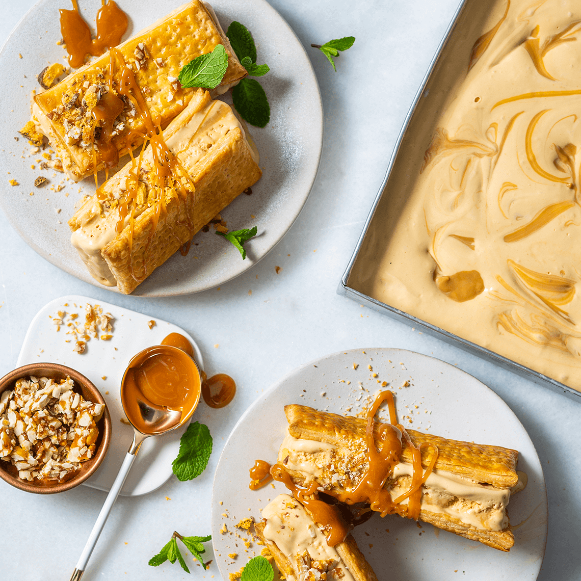 Nochurn salted caramel icecream sandwiches Recipes Pick n Pay